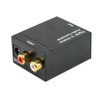 Imagem de Conversor audio optico digital coaxial para rca analogico - Jpcell
