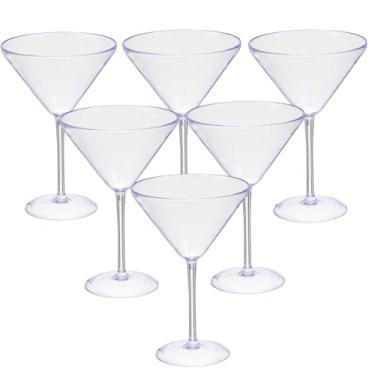 Imagem de Kit Com 6 Taças Martini de Acrílico (Cristal Neon)