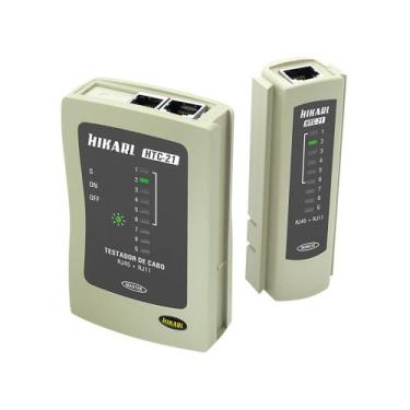 Imagem de Testador de Cabos RJ45/RJ11 HTC-31 - Hikari