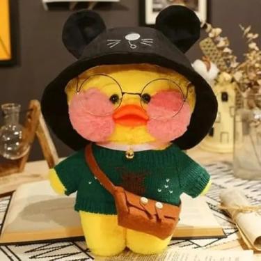 Imagem de Lalafanfan Pato de Pelúcia Amarelo 30cm, Brinquedo de Pelúcia, Pato de Pelúcia Kawaii (10)