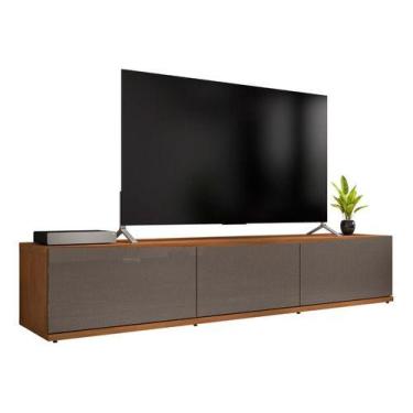 Imagem de Rack Bancada Sala De Estar Tv 75 Polegadas Eros 1,80m Retrô Casa D - C