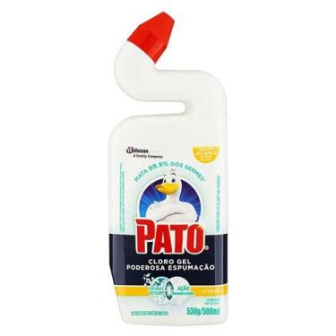 Imagem de Limpador Sanitário Desinfetante Cloro Gel Citrus 500ml Pato, 500 ml, 5