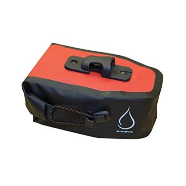Imagem de Serfas Bolsa impermeável para selim de bicicleta Monsoon Roll Top - média (vermelha/preta)