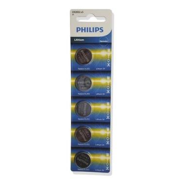 Imagem de Bateria Cr2032 Philips Lithium 3V Cartela Com 5 Unidades
