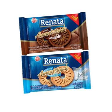 Imagem de Biscoitos Amanteigados Sache Renata Chocolate Leite - 320Un