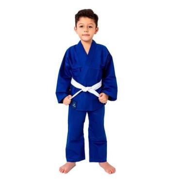 Imagem de Kimono Infantil Torah Judô E Jiu Jitsu Azul, Azul, M000
