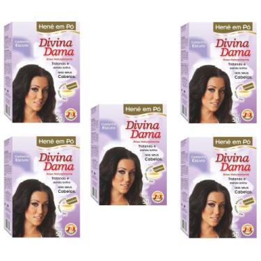 Imagem de Hene em Po Divina Dama 05x50gr Jaborandi ( Cores: Incolor, Chocolate, 