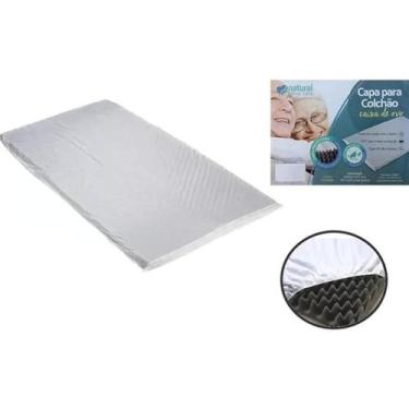 Imagem de Capa P/ Colchao Cx De Ovo Solteiro 190X90 Ate 7Cm - Natural Home Care,