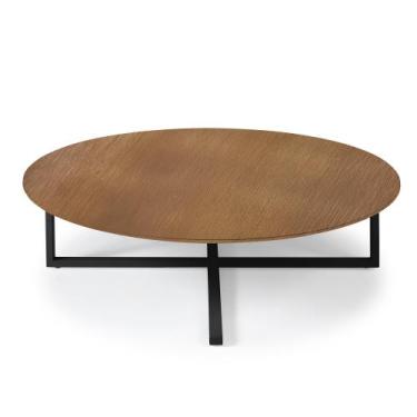 Imagem de Mesa Centro Papoula em Aço Carbono Preto - Drop mobiliário