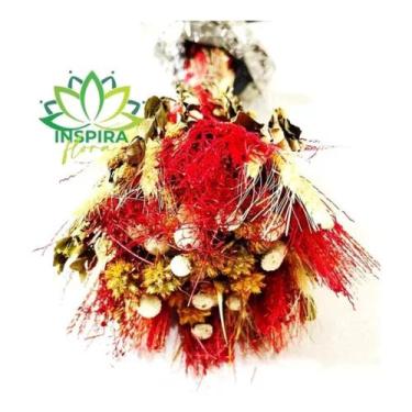 Imagem de Buquê Casamento Flores Seca Desidratadas Arranjo Noiva Sala - FLORA FU