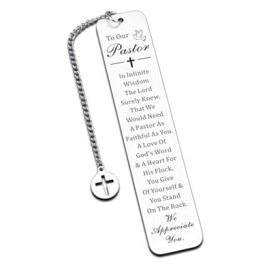 Imagem de Presentes de agradecimento de pastores para mulheres, homens, pastores, esposas, presentes de apreciação, marcador de livro religioso, presentes de aniversário de pastor, presentes de aniversário de