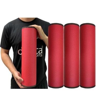 Imagem de Kit 3 Rolos Massagem Liberação Miofascial 45x12cm DF1073 Vermelho Dafo
