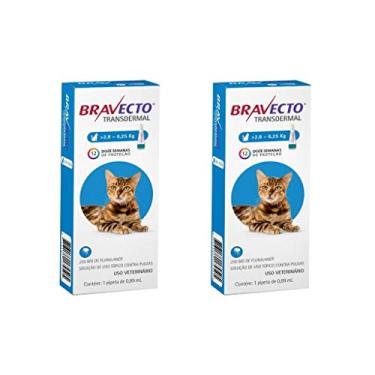 Imagem de Combo 2 Antipulgas Bravecto 2,8 a 6,25kg Transdermal Gatos