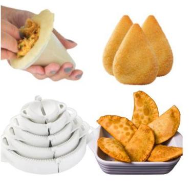 Imagem de Kit Forma de Coxinha  e Forma Molde Pastel Salgados Risole - KEITA IND