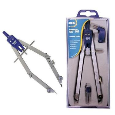 Imagem de Compasso Sem Tira Linha Articulado Técnico 303 Cis, No
