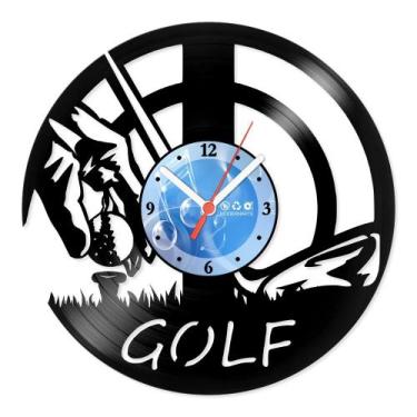 Imagem de Relógio De Parede Disco Vinil Esportes - Golfe - VES-122 - Modernarte