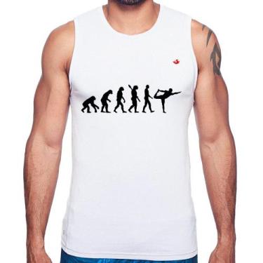 Imagem de Regata Yoga Evolução do Yogi - Foca na Moda, Branco, M