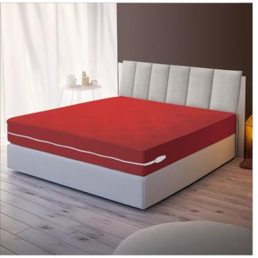Imagem de Capa Para Colchão Casal King Size -  Malha Gel com Zíper - BG Confecçõ