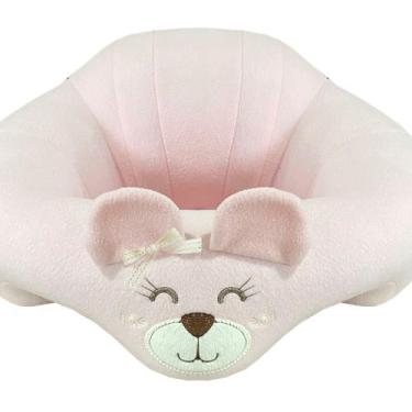 Imagem de Assento e Almofada de Apoio para Bebê Puff Menina Confort  - Amora Bab