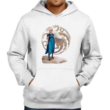 Imagem de Moletom Daenerys Targaryen Art - Foca na Moda, Branco, M