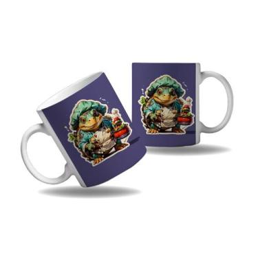 Imagem de Caneca Presente Tartaruga Cozinheira Chefe Cozinha Profissão - Enjoy S