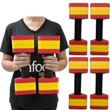 Imagem de Kit 2 Pares de Halteres Hidroginástica Em EVA 2 A 3 Kg DF4012-VM Verme