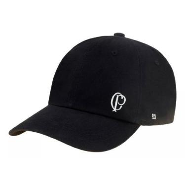Imagem de Boné SuperCap Corinthians Logo Pequeno Licenciado, Preto