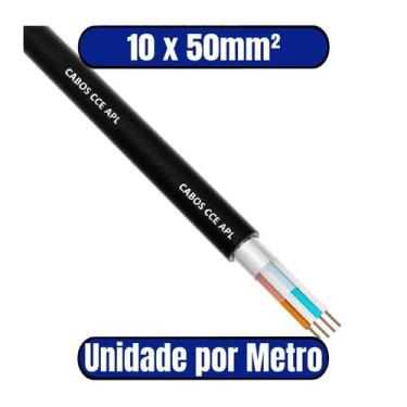 Imagem de Cabo Telefônico CCE APL 50mm² 10 Pares Externo - (VALOR REFERENTE AO M