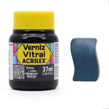 Imagem de Verniz Vitral Acrilex 37ml, 574 - CINZA LUNAR