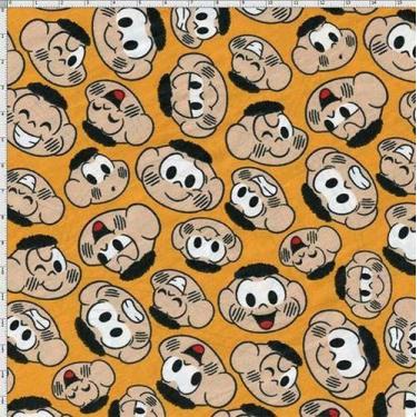 Imagem de Tecido Estampado para Patchwork - Turma da Mônica: Rostinho Cascão (0,