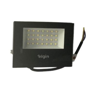 Imagem de Refletor Holofote Externo Led 50w Branco Frio 6500k Multiuso - Elgin