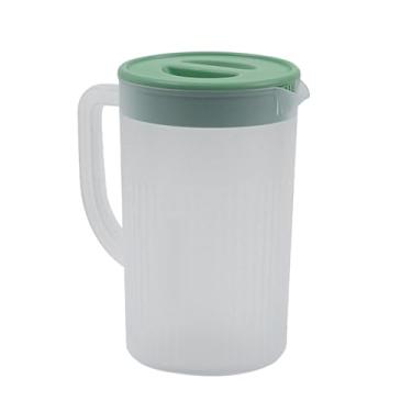 Imagem de Jarra de Plástico de Grande Capacidade, Resistente a Altas Temperaturas, Jarra de água Fria para Suco, chá, Chaleira de água Fria (Matchá Verde)