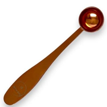 Imagem de Matcha Maku Matchamaku 1 Grama Matcha Colher de Medição/Tea Power Scoop-Cobre - Perfeito para Uma Porção de Aço Inoxidável