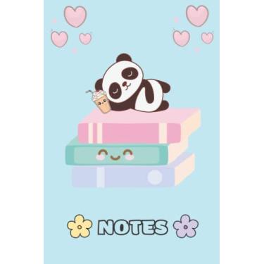 Imagem de Notebook Kawaii: panda - 120 pages - ligné - ligned pages - 6 x 9
