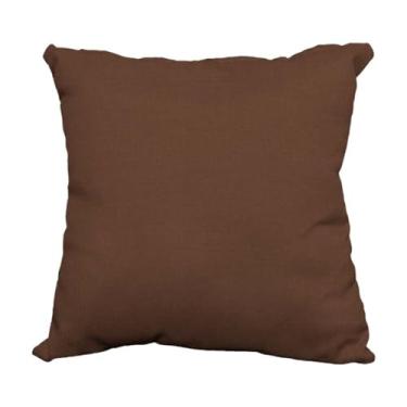 Imagem de Capa Almofada 40x40 Camurça AcquaBlock Impermeável Com Zíper Premium Comfort Área Externa Liso