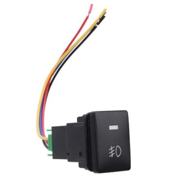 Imagem de Interruptor de Botão de Pressão de 4 12V Com Luz Indicadora de Fundo LED para Prado, para Luz de Neblina DRL Barra de Luz LED