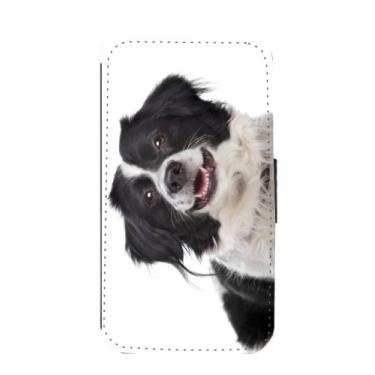Imagem de Rikki Knight Capa carteira flip para Galaxy S3 Border Collie Dog para Galaxy S3