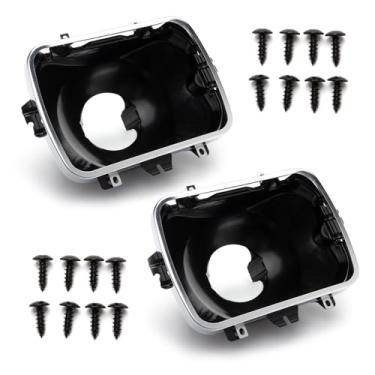 Imagem de VODCACA Kit de balde de farol 42437, 2 peças, suporte de farol 5 x 7 compatível com Chevrolet Express GMC Savana 1500 2500 3500
