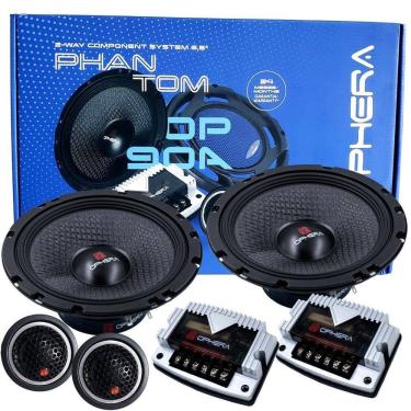 Imagem de Par Auto Falante 6 Polegadas Kit 2 Vias Ophera Op90 180Wrms