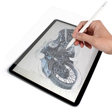 Imagem de Feito no Japão, protetor de tela PET fosco antireflexo com textura de papel para iPad Pro 12,9 polegadas sem botão Home 2018 A1876 A1983 A1895 A2014 [2 unidades]