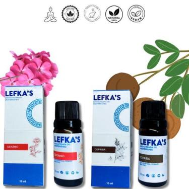 Imagem de óleo essencial para aromaterapia 100% puro e natural vegano - Lefka's