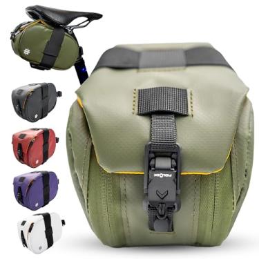 Imagem de Lumiere & Co. Bolsa para assento de bicicleta, bolsa de selim de bicicleta, bolsa de selim de bicicleta, bolsa de bicicleta embaixo do assento, bolsa de selim, bolsa de selim de bicicleta, bolsa