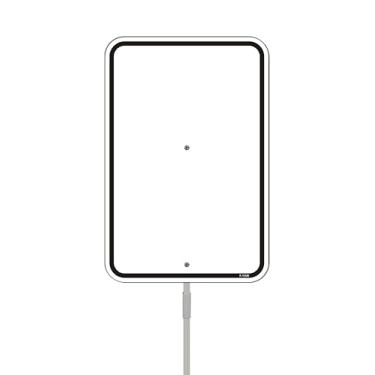 Imagem de Placa de metal escrita em branco 45,7 cm x 30,5 cm com estacas de metal de 89 cm de comprimento, placa branca em branco com suporte para alugar, venda, festa, aniversários, faça você mesmo, evento,