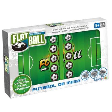 Imagem de Flat Ball Futebol de Mesa Botão Multikids - BR2010, Verde