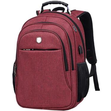 Imagem de Mochila Executiva Reforçada Alça Cabo De Aço Saída Usb Fone - Yepp, Vi