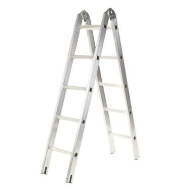 Imagem de Escada Em Alumínio 8 Degraus 2,22 Metros De Altura - Garden Life