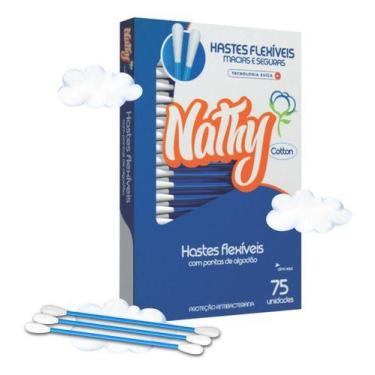 Imagem de Hastes Flexíveis Nathy - Cuidados Diários Com 75 Unidades