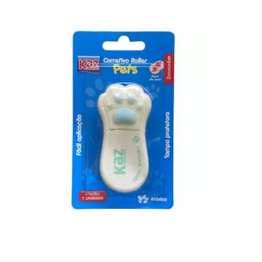 Imagem de Corretivo Fita Pets Azul 5mm x 6mts Kaz KZ814AZ