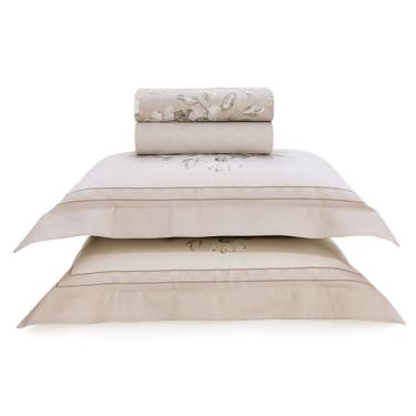 Imagem de Jogo Cama King 300 Fios Karsten Paula Bege