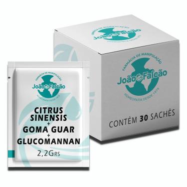 Imagem de Citrus Sinensis 200Mg + Goma Guar 1G + Glucomannan 1G - 30 Sachês